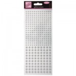 Glitterations Sticker - Dots - Silver