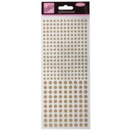 Glitterations Sticker - Dots - Gold