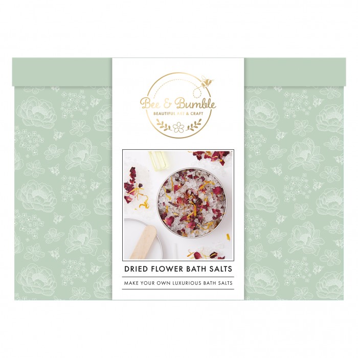 Dried Flower Bath Salts Kit