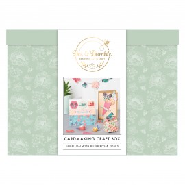 Cardmaking Craft Box - Bluebirds & Roses