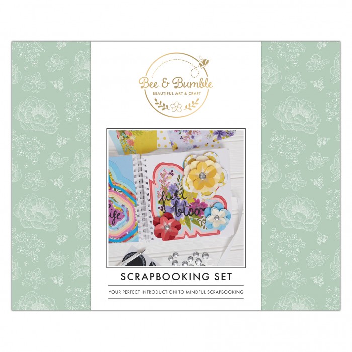 Scrapbooking Set - Overvolle bloemen