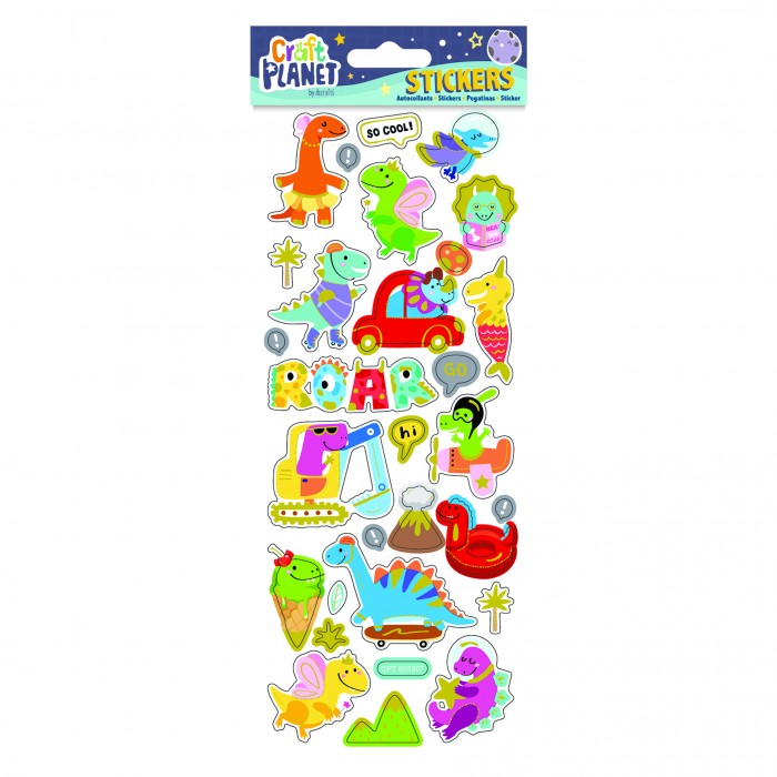 Fun Stickers - Summer Dinos