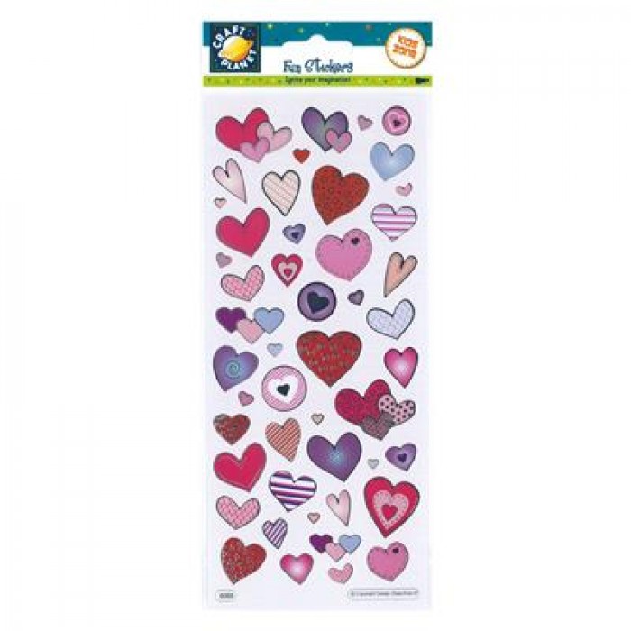 Fun Stickers - Love Hearts