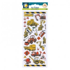 Fun Stickers - Construction Site Vehicles