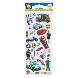 Fun Stickers - Rescue Vehicles