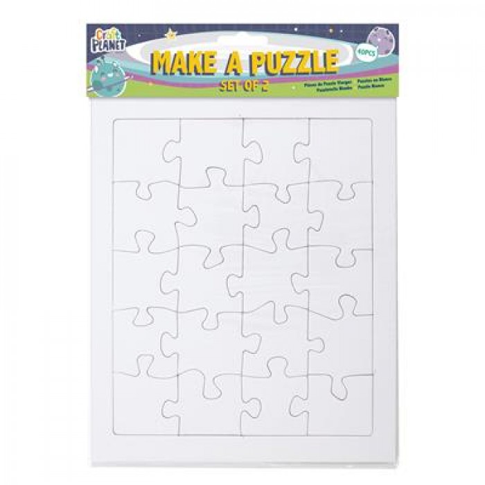 Make A Puzzle (40pcs) - 2 Jigsaw Blanks