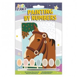 Mini Paint By Numbers Kit - Horse