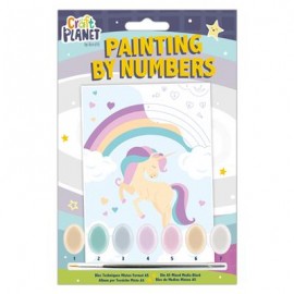 Mini Paint By Numbers Kit - Unicorn