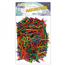 Matchsticks (approx. 500pcs 50g) - Assorted Colours