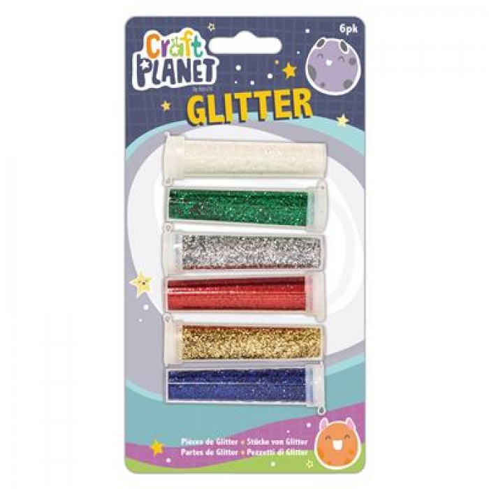 Glitter Shakers (6pk) - Assorted