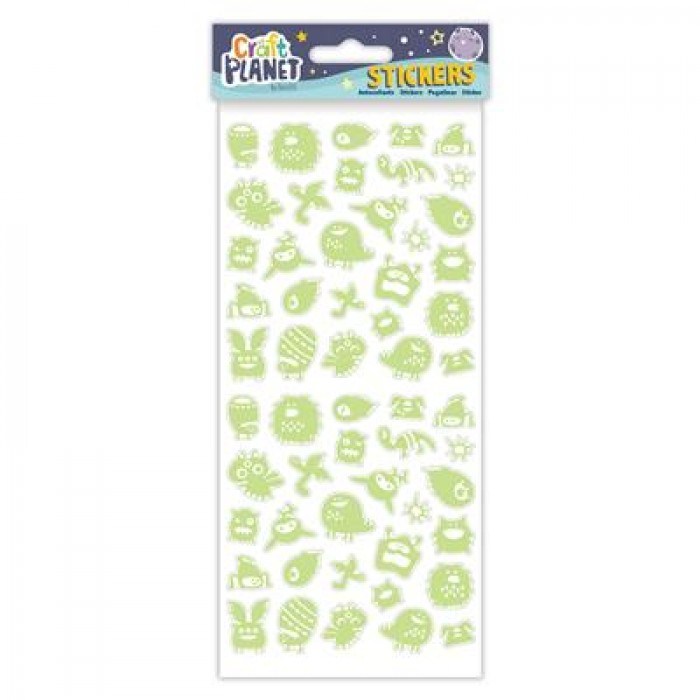 Fun Stickers - Glow In The Dark - Monsters