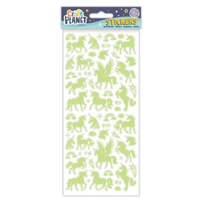 Fun Stickers - Glow In The Dark - Unicorns