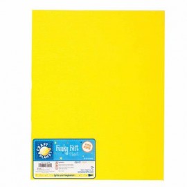 9 x 12 Acrylic Felt - Yellow
