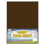 9 x 12 Funky Foam Sheet (2mm Thick) - Brown
