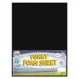 9 x 12 Funky Foam Sheet (2mm Thick) - Black