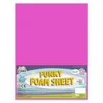 9 x 12 Funky Foam Sheet (2mm Thick) - Fuschia