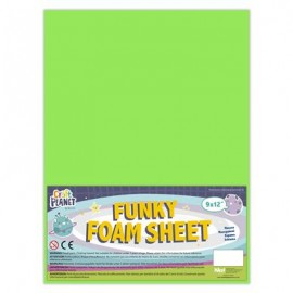 9 x 12 Funky Foam Sheet (2mm Thick) - Lime