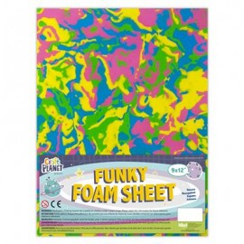 9 x 12 Funky Foam Sheet (2mm Thick) - Swirl