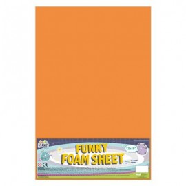 12 x 18 Funky Foam Sheet (2mm Thick) - Orange