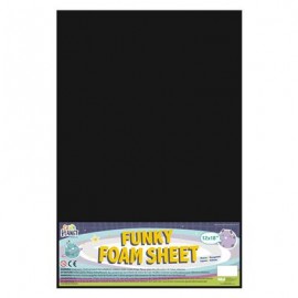 12 x 18 Funky Foam Sheet (2mm Thick) - Black