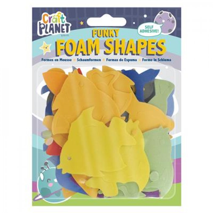 Funky Foam Assorted Pack (Self Adhesive) - Dolphins &amp; Fish