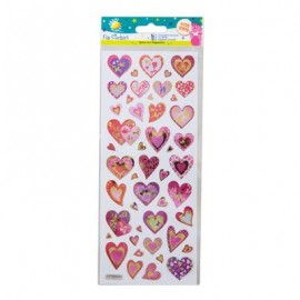 Fun Stickers - Glitter Hearts