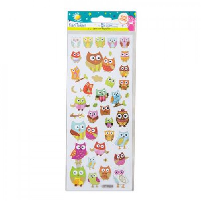 Fun Stickers - Owls