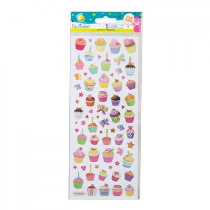 Fun Stickers - Cupcakes