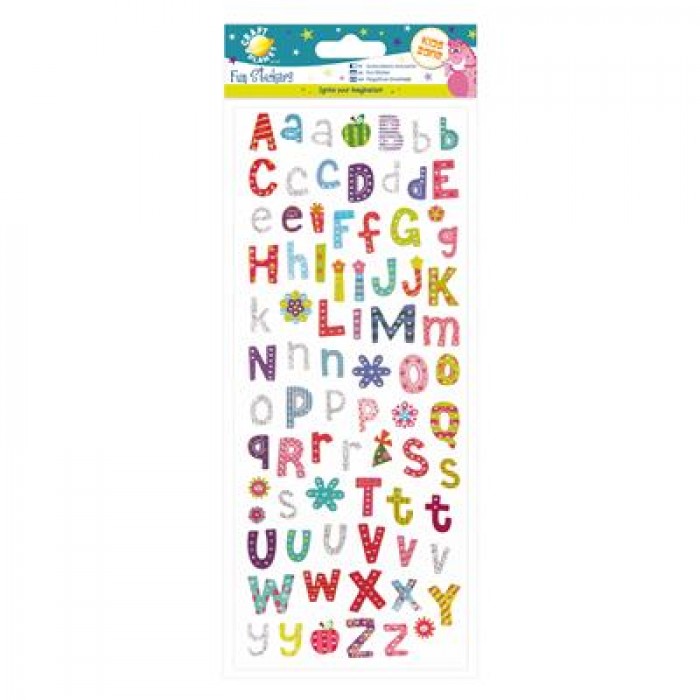 Fun Stickers - Funky Alphabet