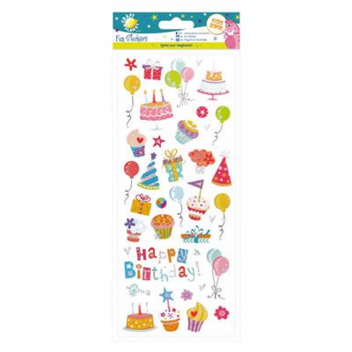 Fun Stickers - Glitzy Birthday