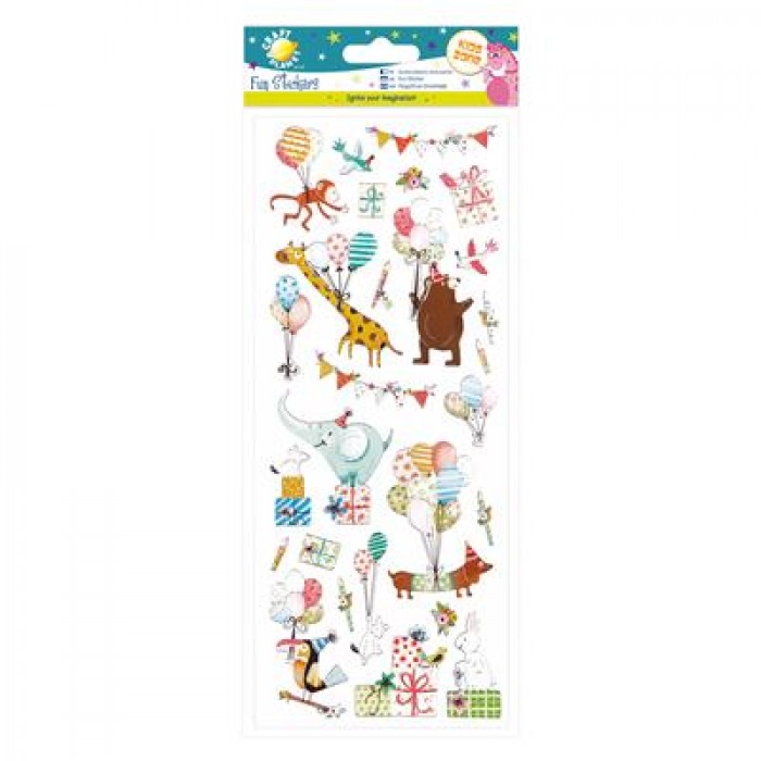 Fun Stickers - Birthday Animals