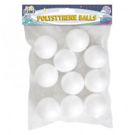 4.5cm Polystyrene Balls (10pcs)