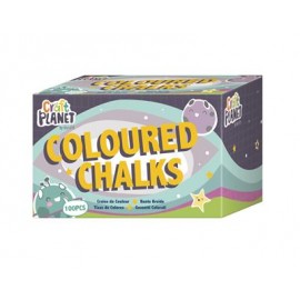 Coloured Chalks Pack of 100