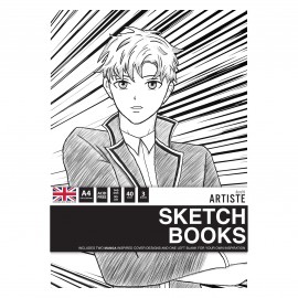A4 Sketchbooks - Manga - Pack of 3