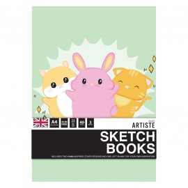 A4 Sketchbooks - Chibi - Pack of 3