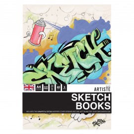 A4 Sketchbooks - Graffiti Tattoo - Pack of 3