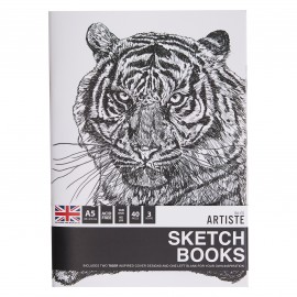 A5 Sketchbooks - Tigers - Pack of 3
