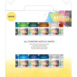 Artiste Acryl Pack 12 x 59ml - Natuur