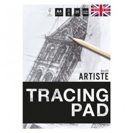 Artiste Tracing Paper Pad A4 63gsm 30 Sheets