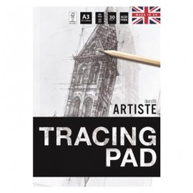 Artiste Tracing Paper Pad A3 63gsm 30 Sheets