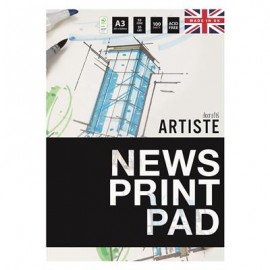A3 Newsprint Pad 53gsm 100 Sheets