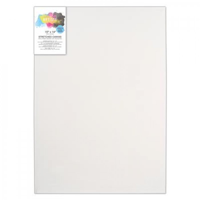 Artiste 10x14 Stretched Canvas 380gsm Triple Primed, Wooden Frame Painting