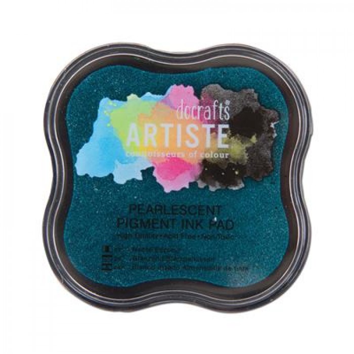 Pigment Ink Pad - Pearlescent Aqua