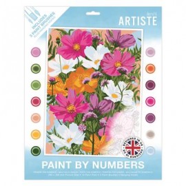 Paint By Numbers - In Bloom - 14 colours, 3 brushes