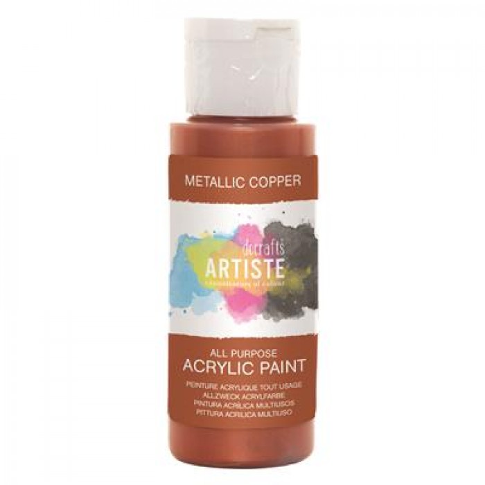 Artiste Acrylic 2Oz Metallic Copper