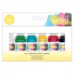 Artiste Acrylic Pack 6 x 2oz - Basic