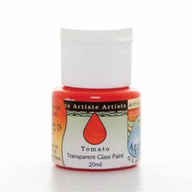 Glass Paint (20ml) - Aquaglass - Tomato