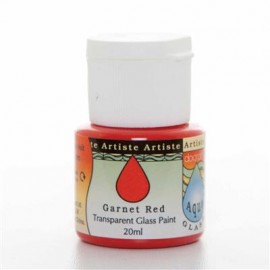 Glass Paint (20ml) - Aquaglass - Garnet Red