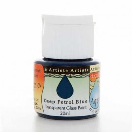 Glass Paint (20ml) - Aquaglass - Deep Petrol Blue