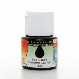 Glass Paint (20ml) - Aquaglass - Ink Black